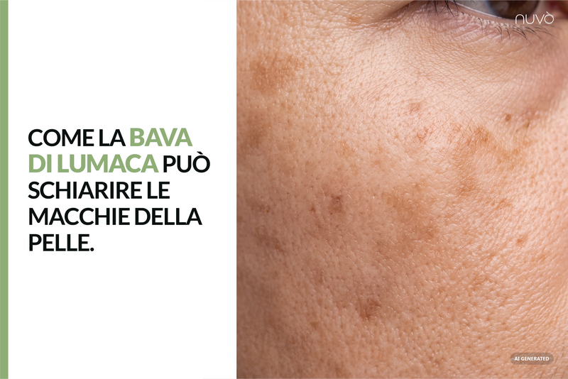 Bava di lumaca e macchie sul viso: benefici e come usarla