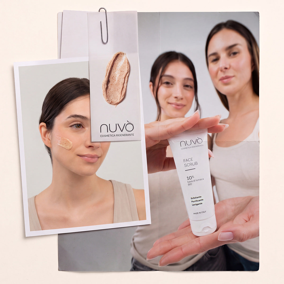 Scrub viso con bava di lumaca 10% e acido salicilico 75 ml