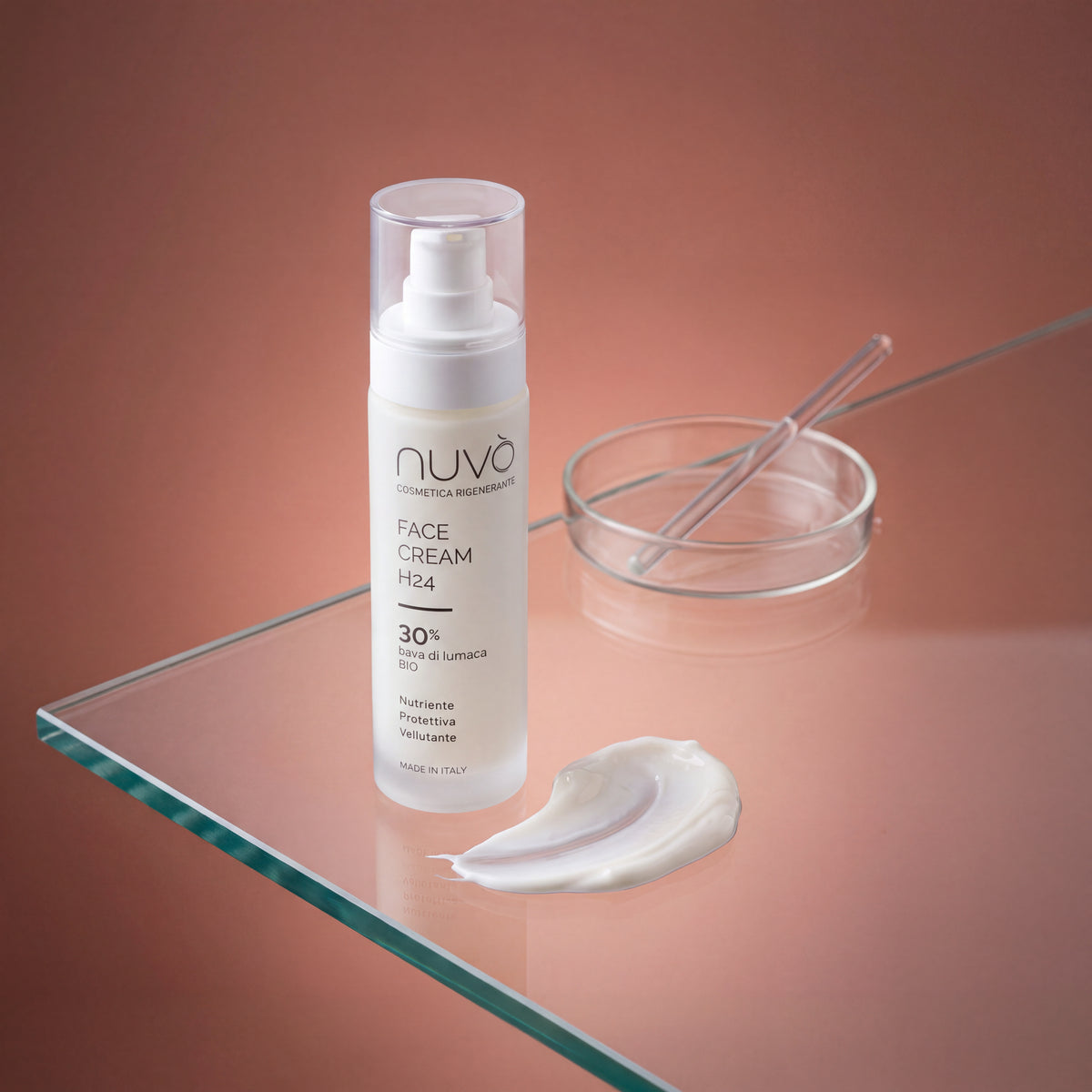 Face Cream h24 Crème visage h24 à la bave d'escargot (30 %) pour tous types de peau, 50 ml