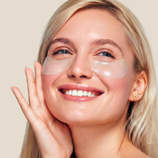 patch occhi con modella