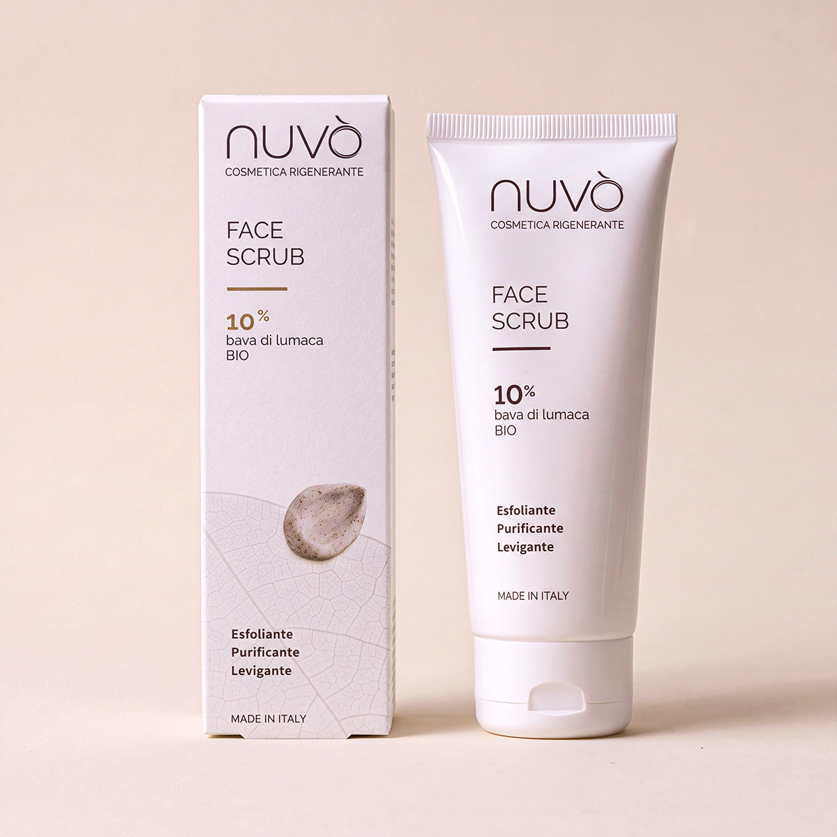 Scrub viso con bava di lumaca 10% e acido salicilico 75 ml