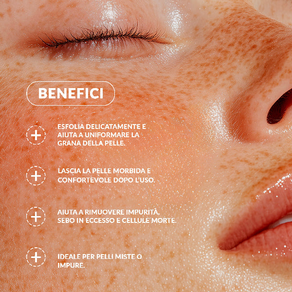 benefici scrub viso bava di lumaca nuvò