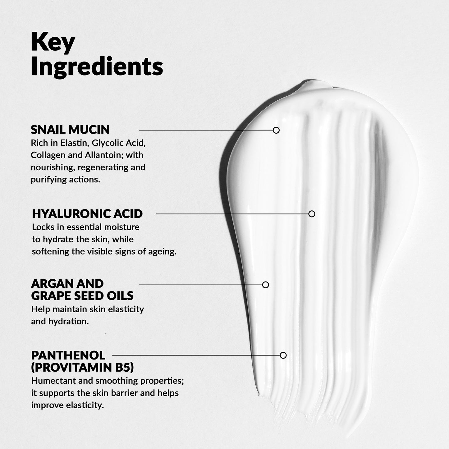 intensive face cream ingredients