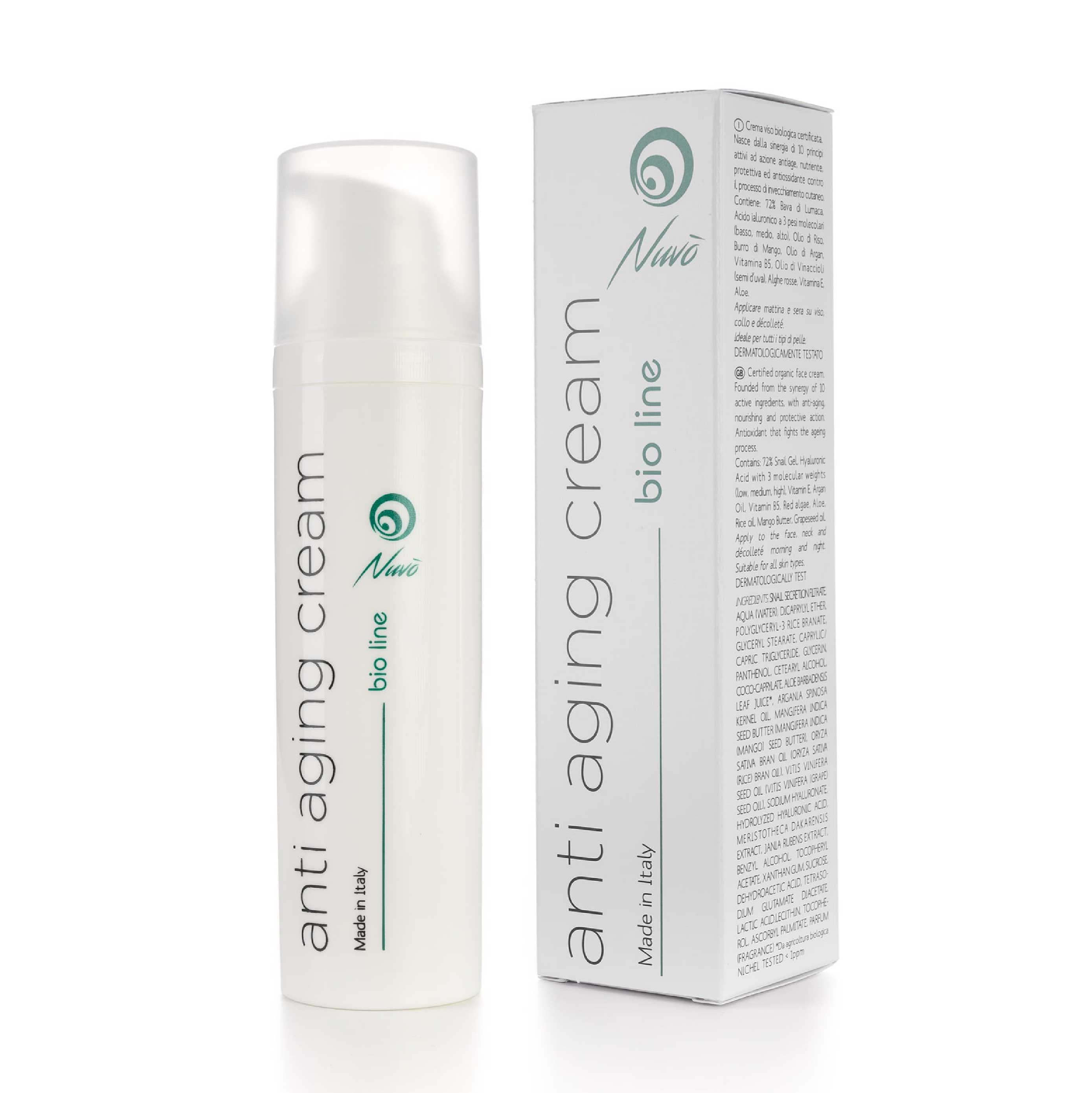 crema bava di lumaca antirughe nuvò